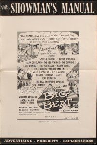 8m549 BIG BEAT pressbook '58 early blues & rock and roll artists including Fats Domino!