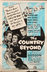 8m586 COUNTRY BEYOND pressbook '36 Rochelle Hudson, Paul Kelly, James Oliver Curwood