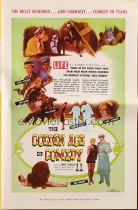 8m660 GOLDEN AGE OF COMEDY pressbook '58 Laurel & Hardy, Jean Harlow, winner of 2 Academy Awards!