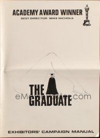 8m668 GRADUATE pressbook '68 Mike Nichols classic, for the post-Academy Awards showings!