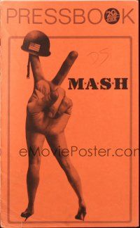8m771 MASH pressbook '70 Elliott Gould, Korean War classic directed by Robert Altman!