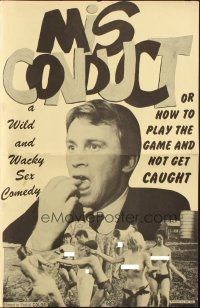 8m780 MISCONDUCT pressbook '66 a wild & wacky comedy, play the game & don't get caught!
