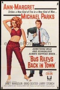 8p141 BUS RILEY'S BACK IN TOWN 1sh '65 wild & scandalous things happen when Ann-Margret's around!