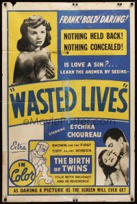 8p162 CHILDREN OF LOVE/BIRTH OF TWINS 1sh '58 nothing held back, nothing concealed!