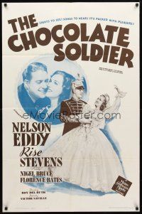 8p163 CHOCOLATE SOLDIER 1sh R62 Nelson Eddy, Rise Stevens, Nigel Bruce!