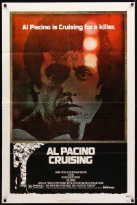 8p185 CRUISING 1sh '80 William Friedkin, undercover cop Al Pacino pretends to be gay!