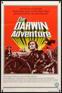 8p192 DARWIN ADVENTURE style B 1sh '72 Nicholas Clay in the title role, Susan Macready!