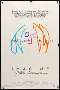 8p386 IMAGINE 1sh '88 classic art by former Beatle John Lennon!