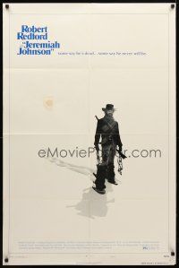 8p401 JEREMIAH JOHNSON style C 1sh '72 cool image of Robert Redford, directed by Sydney Pollack!