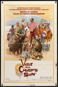 8p924 VISIT TO A CHIEF'S SON 1sh '74 Richard Mulligan, John Philip Hogdon, African adventure!