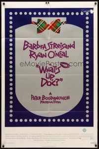 8p950 WHAT'S UP DOC style A 1sh '72 Barbra Streisand, Ryan O'Neal, directed by Peter Bogdanovich!