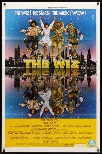 8p972 WIZ 1sh '78 Diana Ross, Michael Jackson, Richard Pryor, Wizard of Oz!