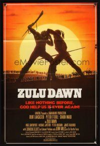 8p999 ZULU DAWN 1sh '79 Burt Lancaster, Peter O'Toole, African adventure, Topazio artwork!