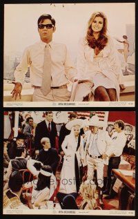 8r881 MYRA BRECKINRIDGE 2 color 11x14 stills '70 sexy Raquel Welch, Mae West, John Huston