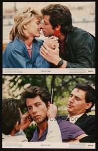 8r980 TWO OF A KIND 2 color 11x14 stills '83 great images of John Travolta & Olivia Newton-John!