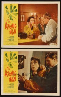 8r748 ATOMIC MAN 2 LCs '56 the man they called the Human Bomb, Faith Domergue & Gene Nelson!