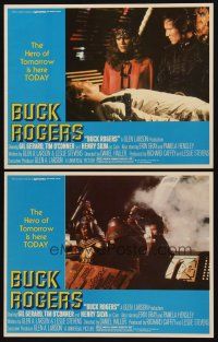 8r769 BUCK ROGERS 2 LCs '79 classic sci-fi comic strip, Gil Gerard, Pamela Hensley