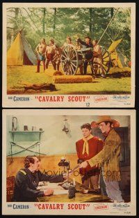 8r779 CAVALRY SCOUT 2 LCs '51 cowboy Rod Cameron & Native American Indians!