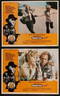 8r811 FAMILY PLOT 2 LCs '76 Barbara Harris, Bruce Dern, directed by Alfred Hitchcock!