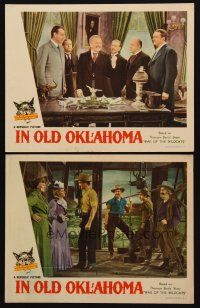 8r843 IN OLD OKLAHOMA 2 LCs '43 John Wayne, Gabby, Sidney Blackmer as Roosevelt, War of the Wildcats