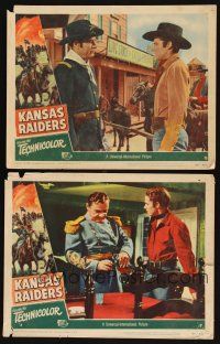 8r849 KANSAS RAIDERS 2 LCs '50 Audie Murphy, the fighting story of Quantrill's guerrillas!