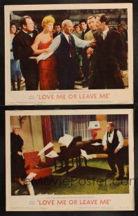 8r862 LOVE ME OR LEAVE ME 2 LCs R62 sexy Doris Day as Ruth Etting, James Cagney, classic biography!