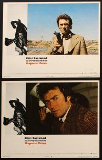 8r864 MAGNUM FORCE 2 LCs '73 Clint Eastwood as toughest cop Dirty Harry with his huge gun!