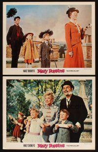 8r869 MARY POPPINS 2 LCs '64 Disney musical classic, Dick Van Dyke, Julie Andrews