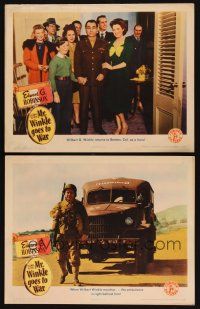 8r878 MR. WINKLE GOES TO WAR 2 LCs '44 patriotic Edward G. Robinson & pretty Ruth Warrick!