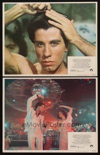8r929 SATURDAY NIGHT FEVER 2 LCs '77 best images of disco dancer John Travolta, classic!