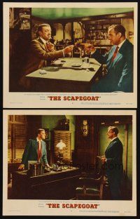 8r930 SCAPEGOAT 2 LCs '59 great special effects images with Alec Guinness & his double!