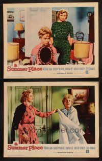 8r954 SUMMER PLACE 2 LCs '59 Sandra Dee & Dorothy McGuire in Delmer Daves young lovers classic!