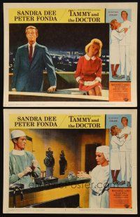 8r956 TAMMY & THE DOCTOR 2 LCs '63 Sandra Dee turns a hospital upside down & loves Peter Fonda!