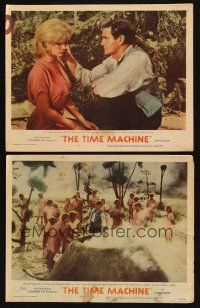 8r970 TIME MACHINE 2 LCs '61 H.G. Wells, Rod Taylor, Yvette Mimieux, cool science fiction images!