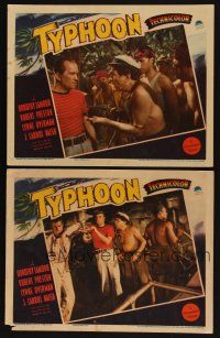 8r981 TYPHOON 2 LCs '40 Robert Preston, Lynne Overman, J. Carrol Naish, South Seas!