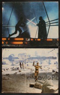 8r536 EMPIRE STRIKES BACK 4 color 11x14 stills '80 George Lucas classic, wonderful sci-fi images!