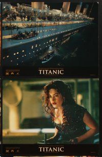 8r401 TITANIC 6 color 11x14 stills '97 Billy Zane, Kate Winslet, directed by James Cameron!