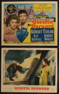 8r015 ADVENTURES OF QUENTIN DURWARD 8 LCs '55 English hero Robert Taylor romances pretty Kay Kendall