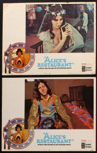 8r308 ALICE'S RESTAURANT 6 int'l LCs '69 Arlo Guthrie, musical comedy directed by Arthur Penn!