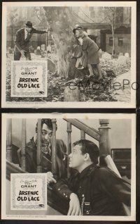 8r617 ARSENIC & OLD LACE 3 LCs R58 Cary Grant & Priscilla Lane in Frank Capra classic!