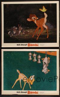 8r520 BAMBI 4 LCs R66 Walt Disney cartoon deer classic, great images!