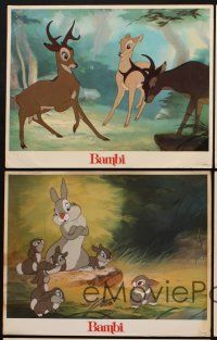 8r415 BAMBI 5 LCs R88 Walt Disney cartoon deer classic, great images with Thumper!