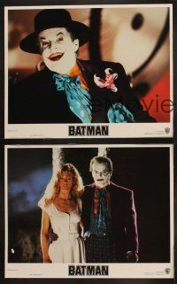 8r028 BATMAN 8 LCs '89 Michael Keaton, Kim Basinger, Jack Nicholson, directed by Tim Burton!