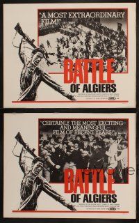 8r521 BATTLE OF ALGIERS 4 LCs R70s Gillo Pontecorvo's La Battaglia di Algeri, war images!