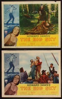 8r623 BIG SKY 3 LCs '52 Kirk Douglas in Howard Hawks' mighty adventure of the Great Northwest!