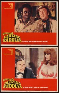 8r262 BLAZING SADDLES 7 LCs '74 classic Mel Brooks western with Cleavon Little & Gene Wilder!