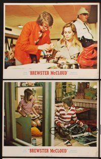 8r418 BREWSTER McCLOUD 5 LCs '71 directed by Robert Altman, Bud Cort, Sally Kellerman, cool images!