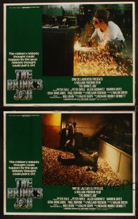 8r525 BRINK'S JOB 4 LCs '78 Peter Falk & Paul Sorvino in money rain, directed by William Friedkin!