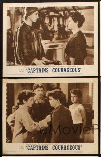 8r421 CAPTAINS COURAGEOUS 5 LCs R62 Spencer Tracy, Freddie Bartholomew, John Carradine, classic!