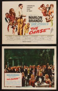 8r051 CHASE 8 LCs '66 Marlon Brando, Jane Fonda, Robert Redford, directed by Arthur Penn!